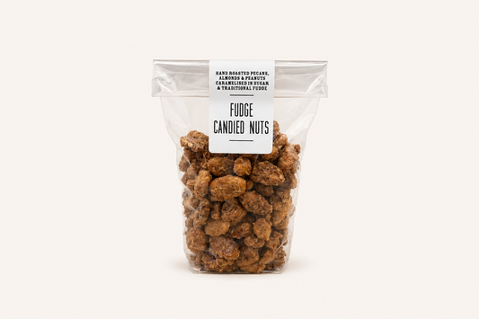 Fudge Candied Nuts